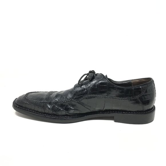 David Eden Oxfords Shoes Size 10 Black Crocodile main image 6